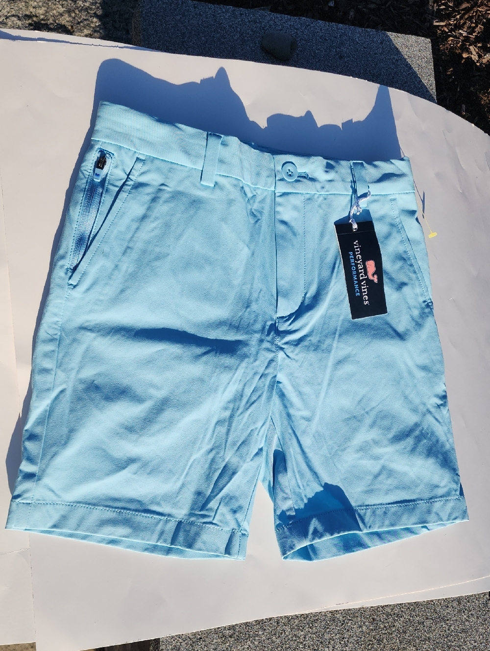 NWT Vineyard Vines Performance Shorts In Cape Blue Size 14